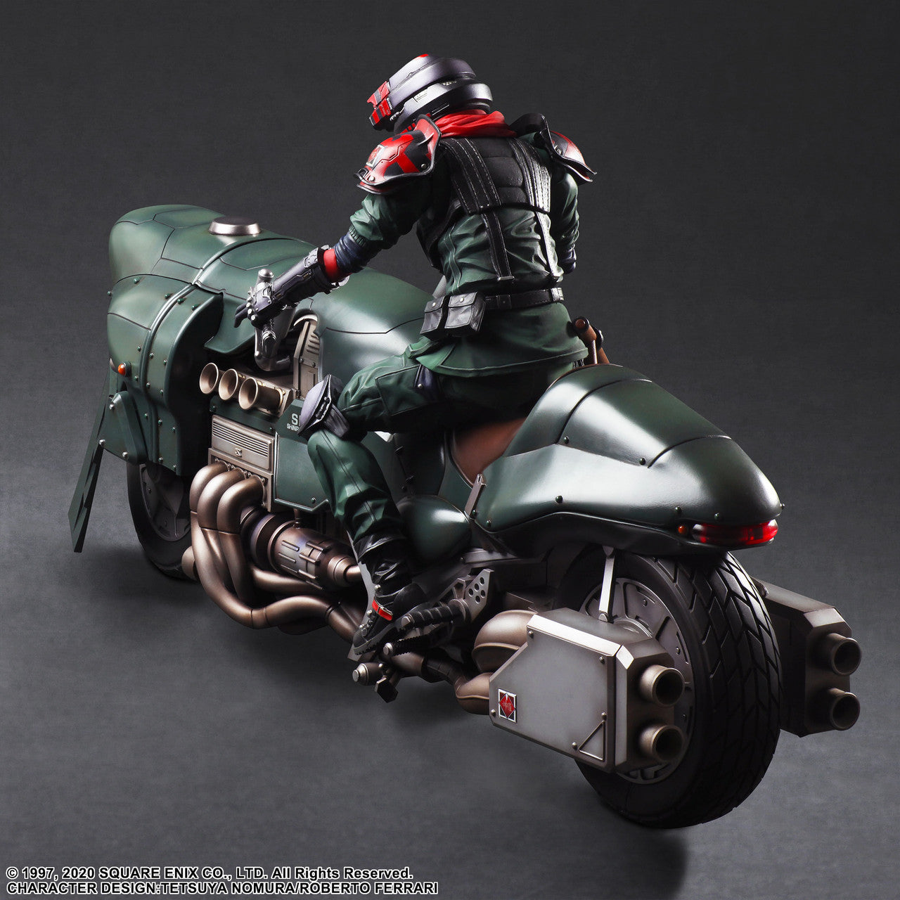 FINAL FANTASY VII REMAKE PLAY ARTS KAI ACTION FIGURE SHINRA ELITE SECURITY OFFICER & MOTORCYCLE SET
