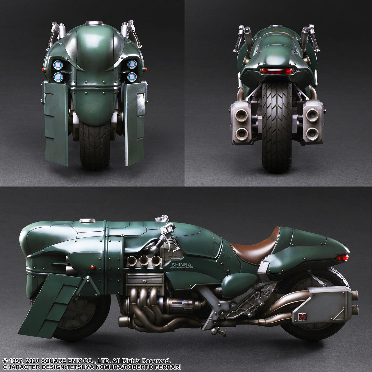 FINAL FANTASY VII REMAKE PLAY ARTS KAI ACTION FIGURE SHINRA ELITE SECURITY OFFICER & MOTORCYCLE SET