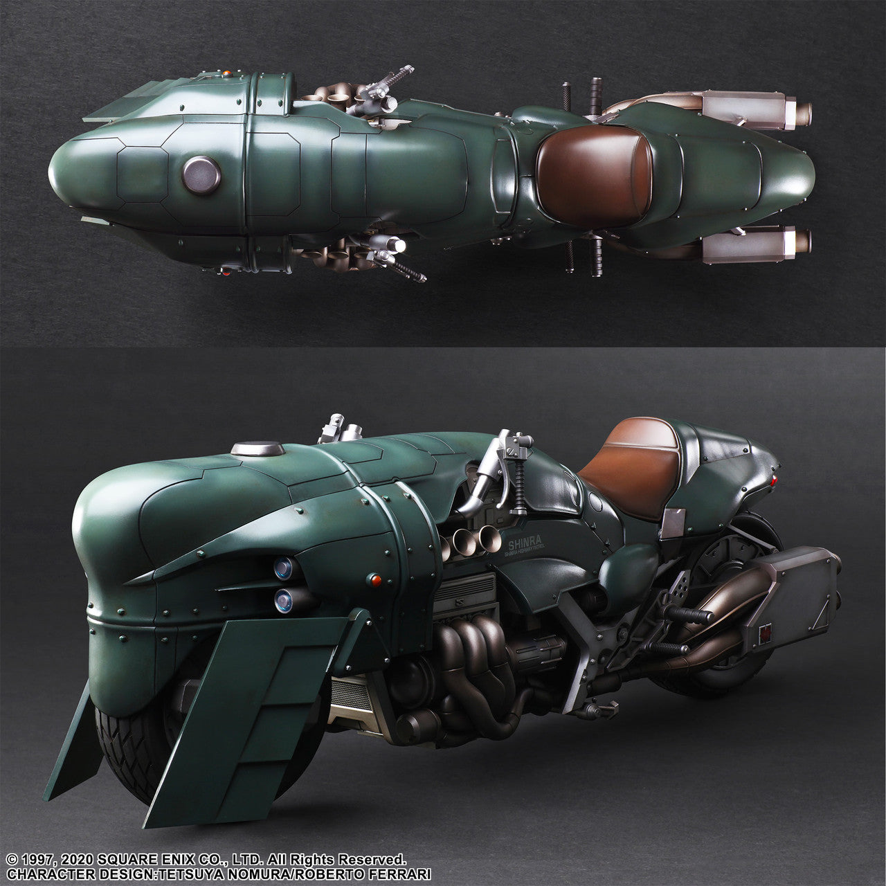 FINAL FANTASY VII REMAKE PLAY ARTS KAI ACTION FIGURE SHINRA ELITE SECURITY OFFICER & MOTORCYCLE SET