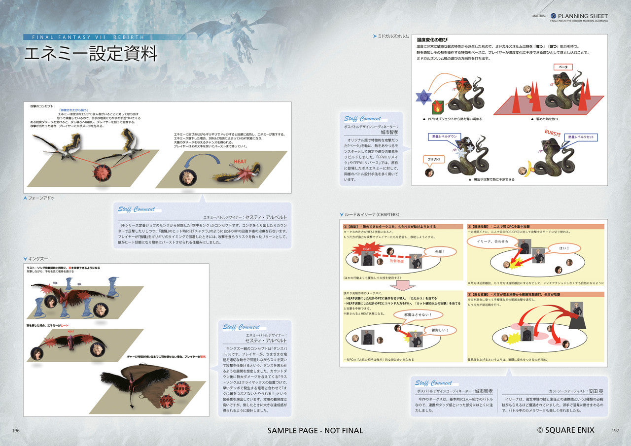 FINAL FANTASY VII Rebirth Material Ultimania