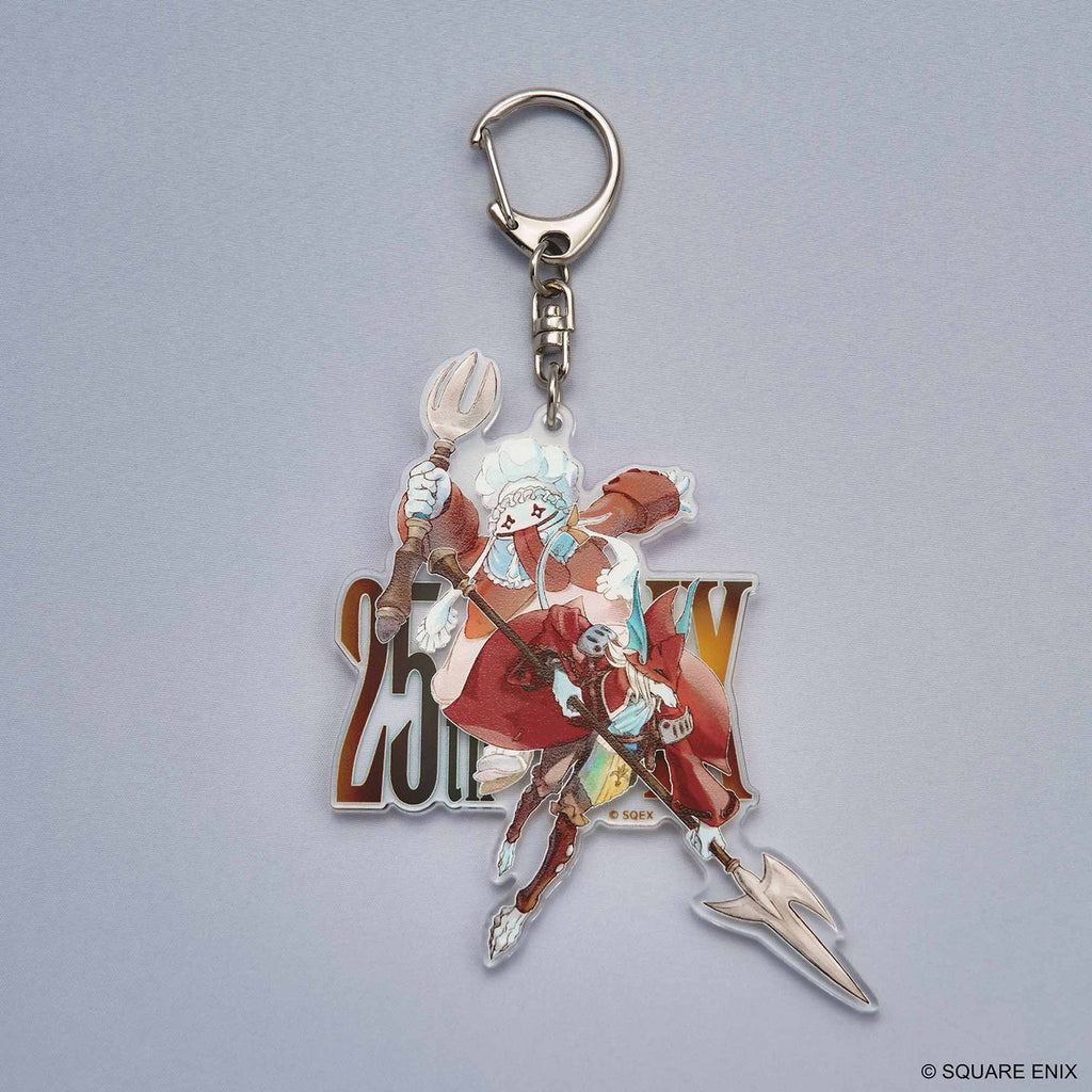 FINAL FANTASY IX 25th Anniversary Acrylic Keychain Quina & Freija