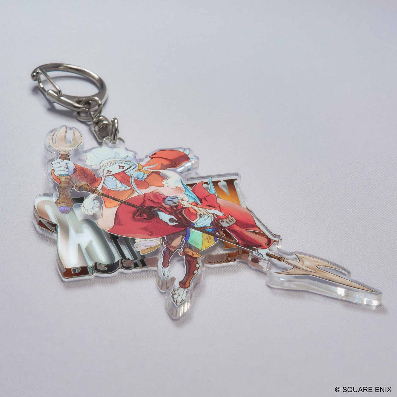 FINAL FANTASY IX 25th Anniversary Acrylic Keychain Quina & Freija