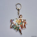 FINAL FANTASY IX 25th Anniversary Acrylic Keychain Zidane & Garnet