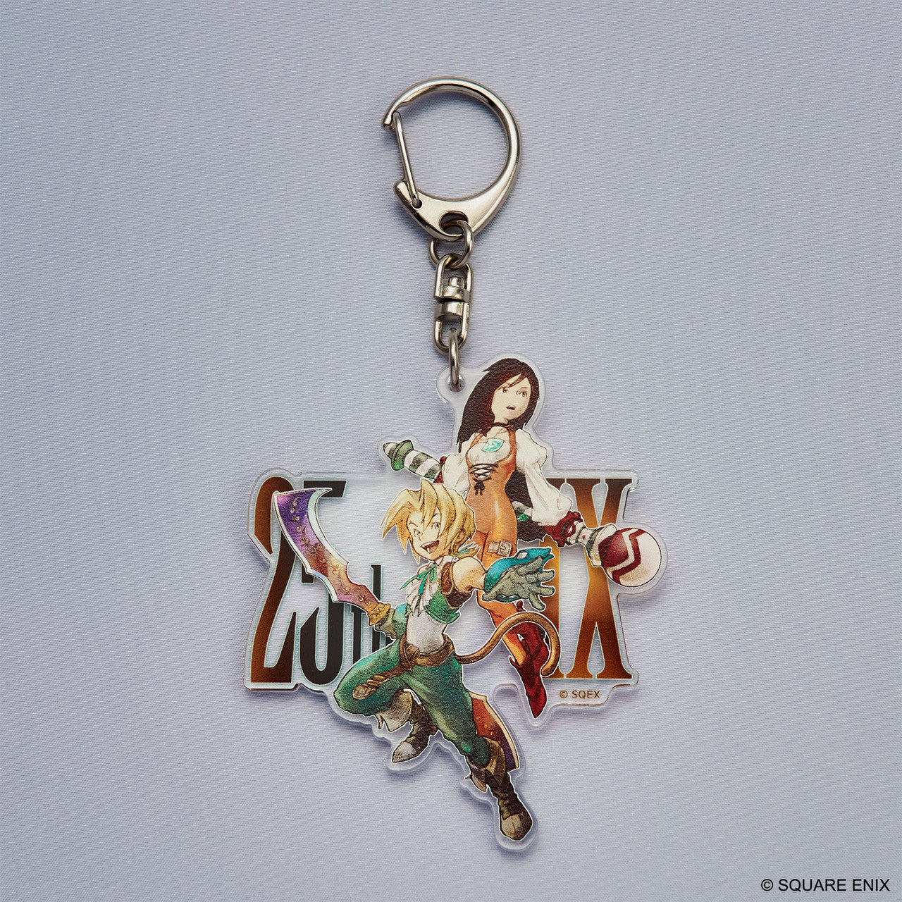 FINAL FANTASY IX 25th Anniversary Acrylic Keychain Zidane & Garnet