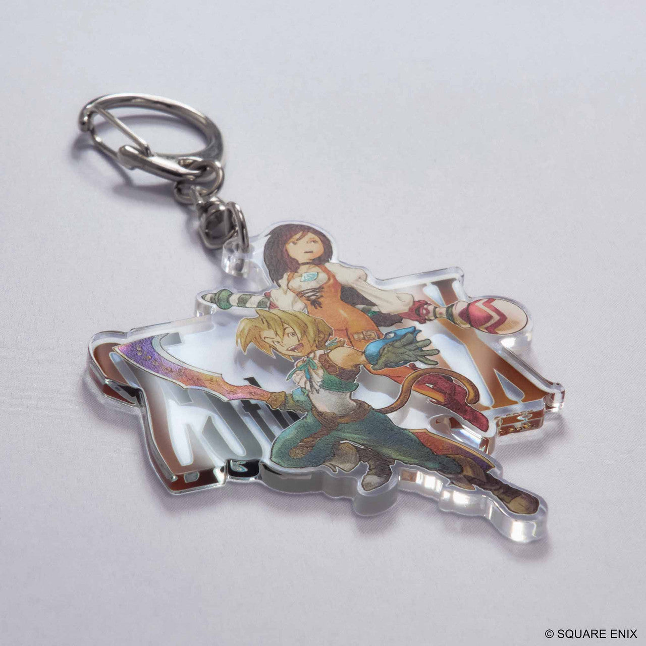 FINAL FANTASY IX 25th Anniversary Acrylic Keychain Zidane & Garnet