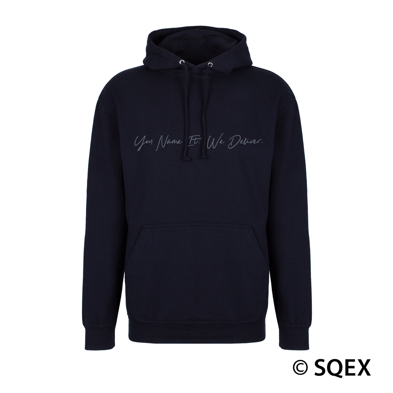 FINAL FANTASY VII ADVENT CHILDREN Pull Over Hoodie STRIFE DELIVERY SERVICE New French Navy