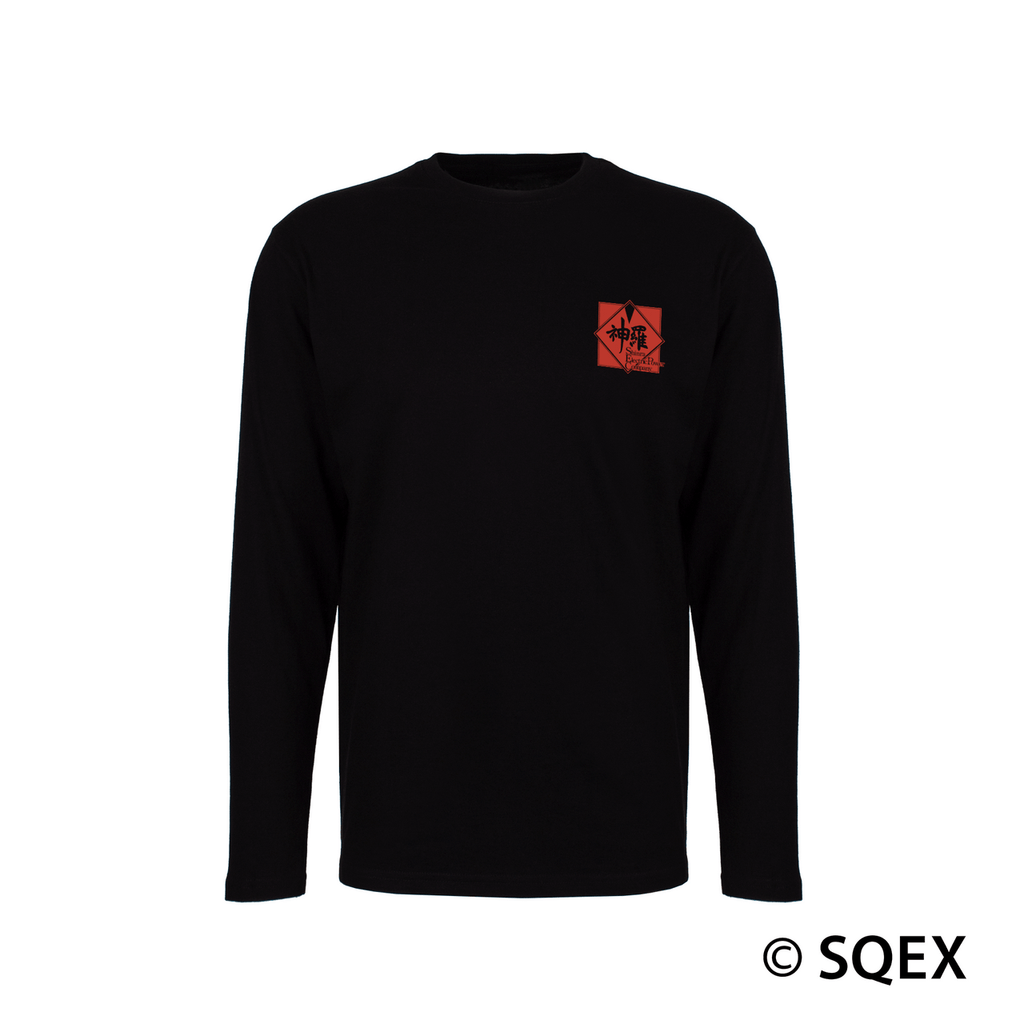 FINAL FANTASY VII REBIRTH Long Sleeve T Shirt SHINRA Black