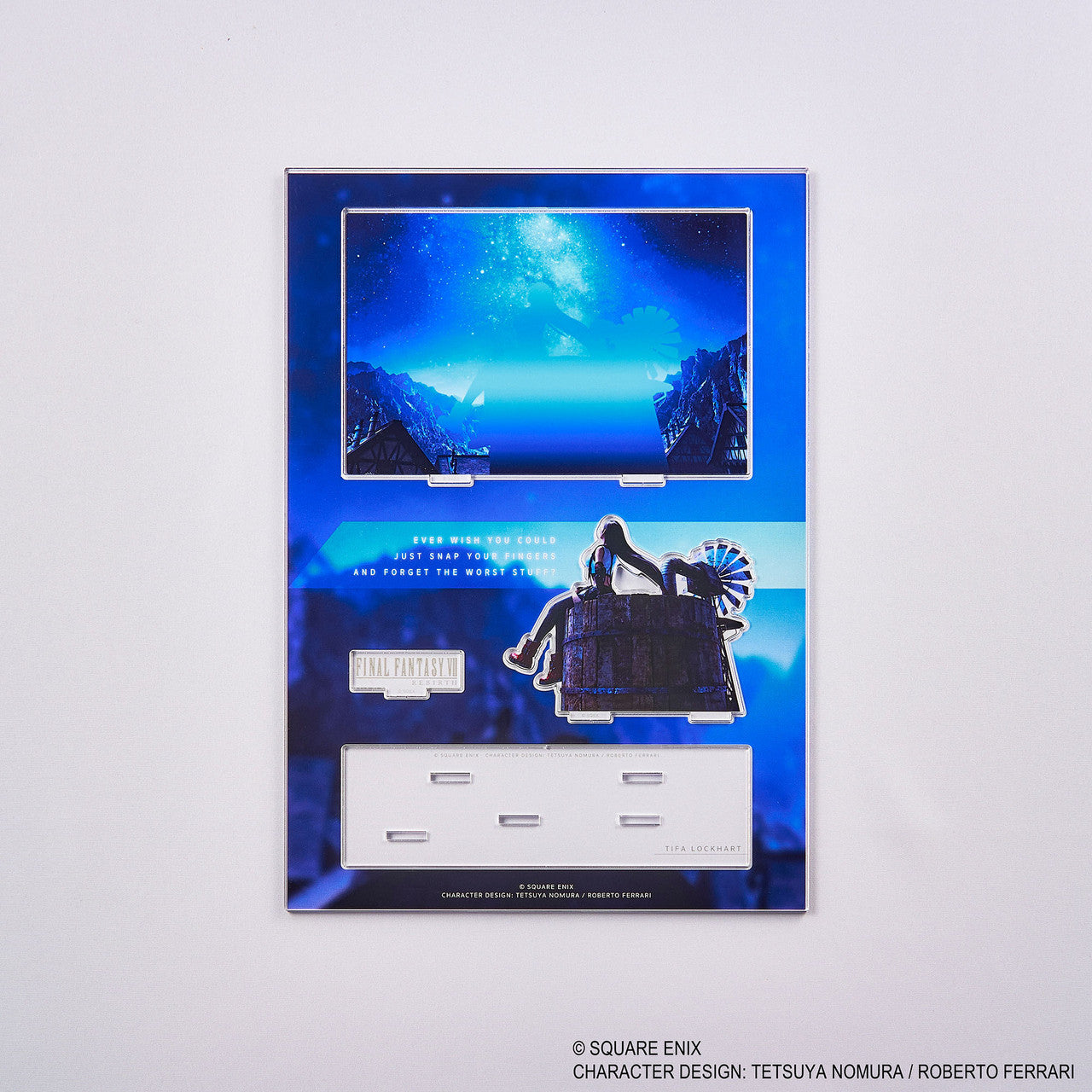 FINAL FANTASY VII REBIRTH Acrylic Diorama TIFA Key Art