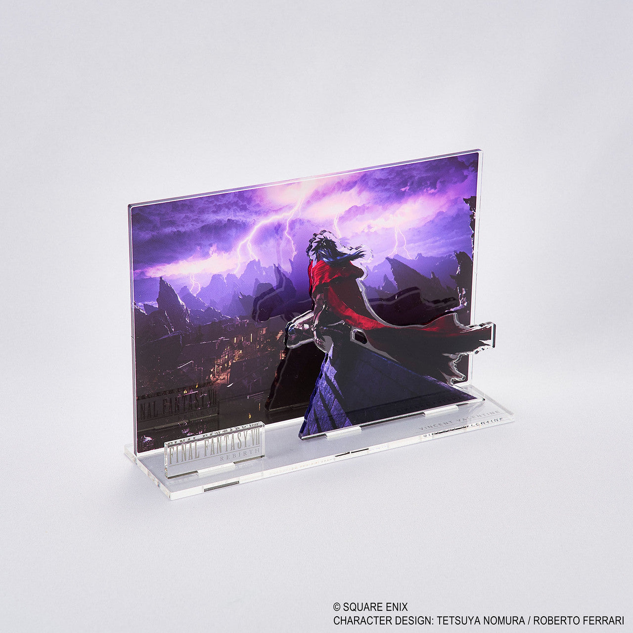 FINAL FANTASY VII REBIRTH Acrylic Diorama VINCENT Key Art