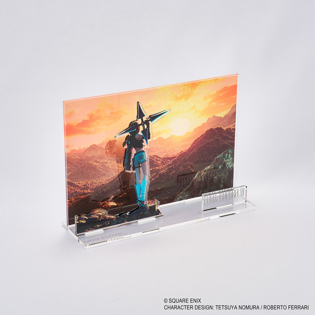 FINAL FANTASY VII REBIRTH Acrylic Diorama YUFFIE Key Art