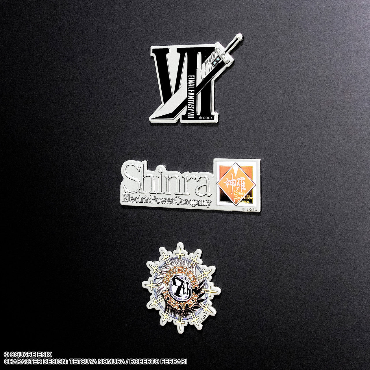 FINAL FANTASY VII REBIRTH Aluminum Magnet SHINRA