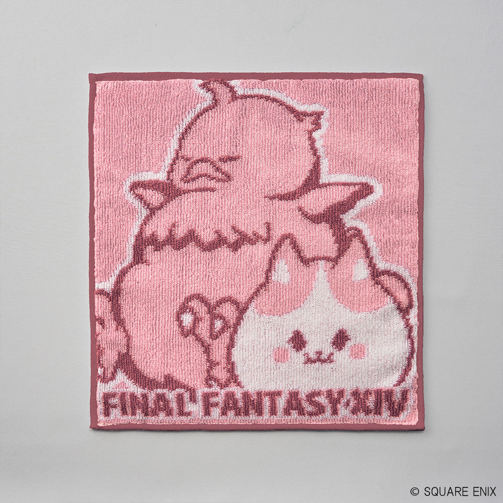 FINAL FANTASY XIV Hand Towel Fat Chocobo & Fat Cat