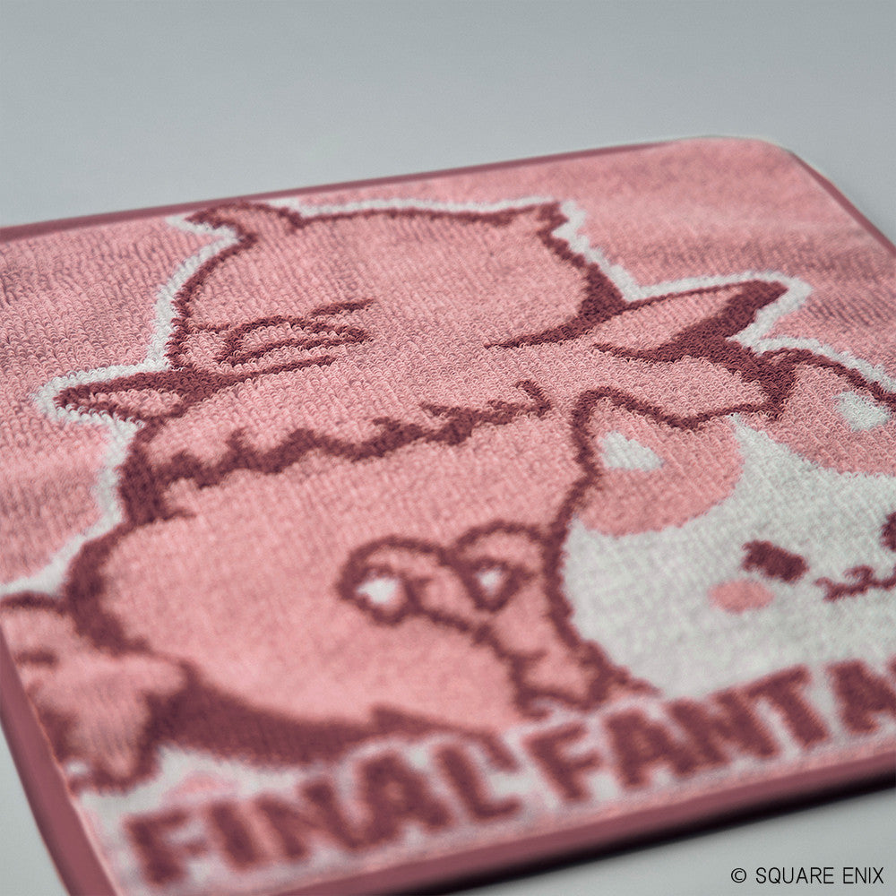 FINAL FANTASY XIV Hand Towel Fat Chocobo & Fat Cat