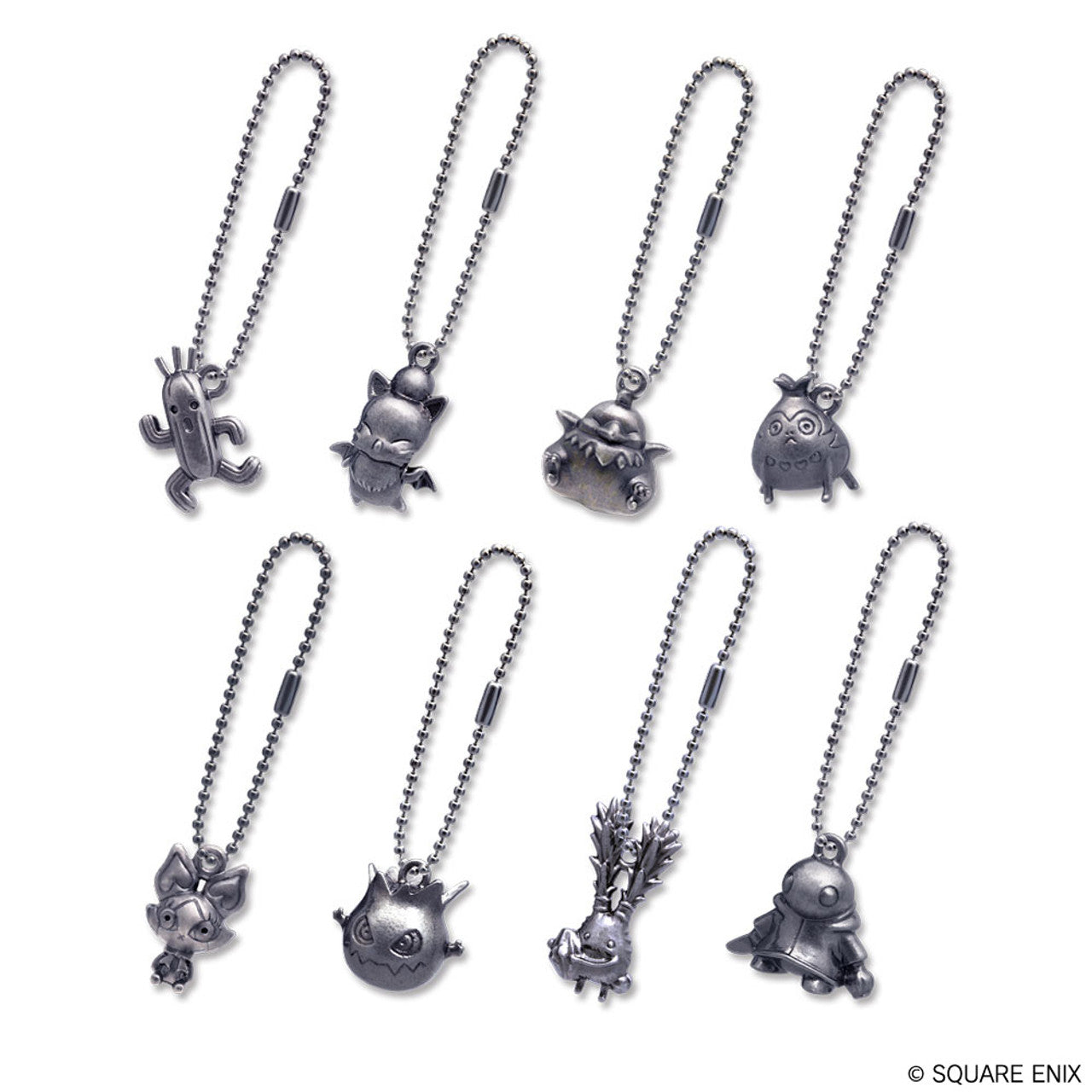 FINAL FANTASY XIV Minion Metal Charm Vol. 1 display