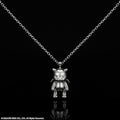 FINAL FANTASY ARTICULATED SILVER NECKLACE MOOGLE
