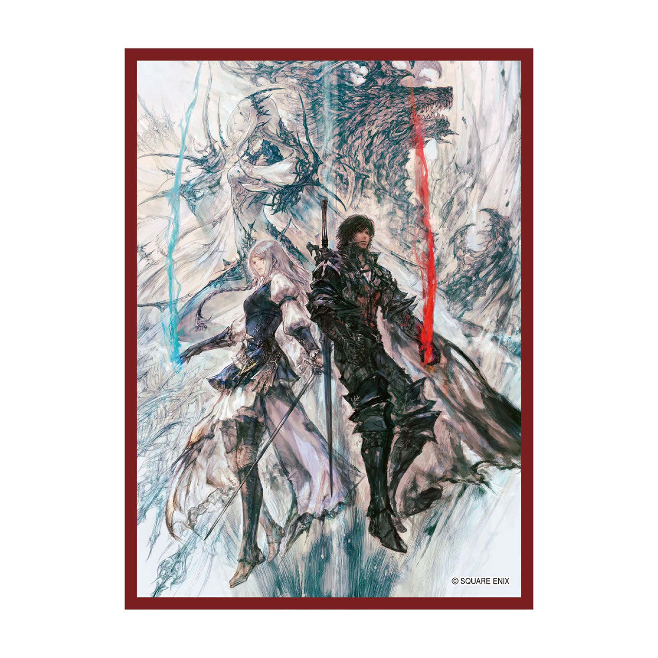 FINAL FANTASY Card Sleeve Series FIERY HEART ICY RESOLVE FFCSS 25