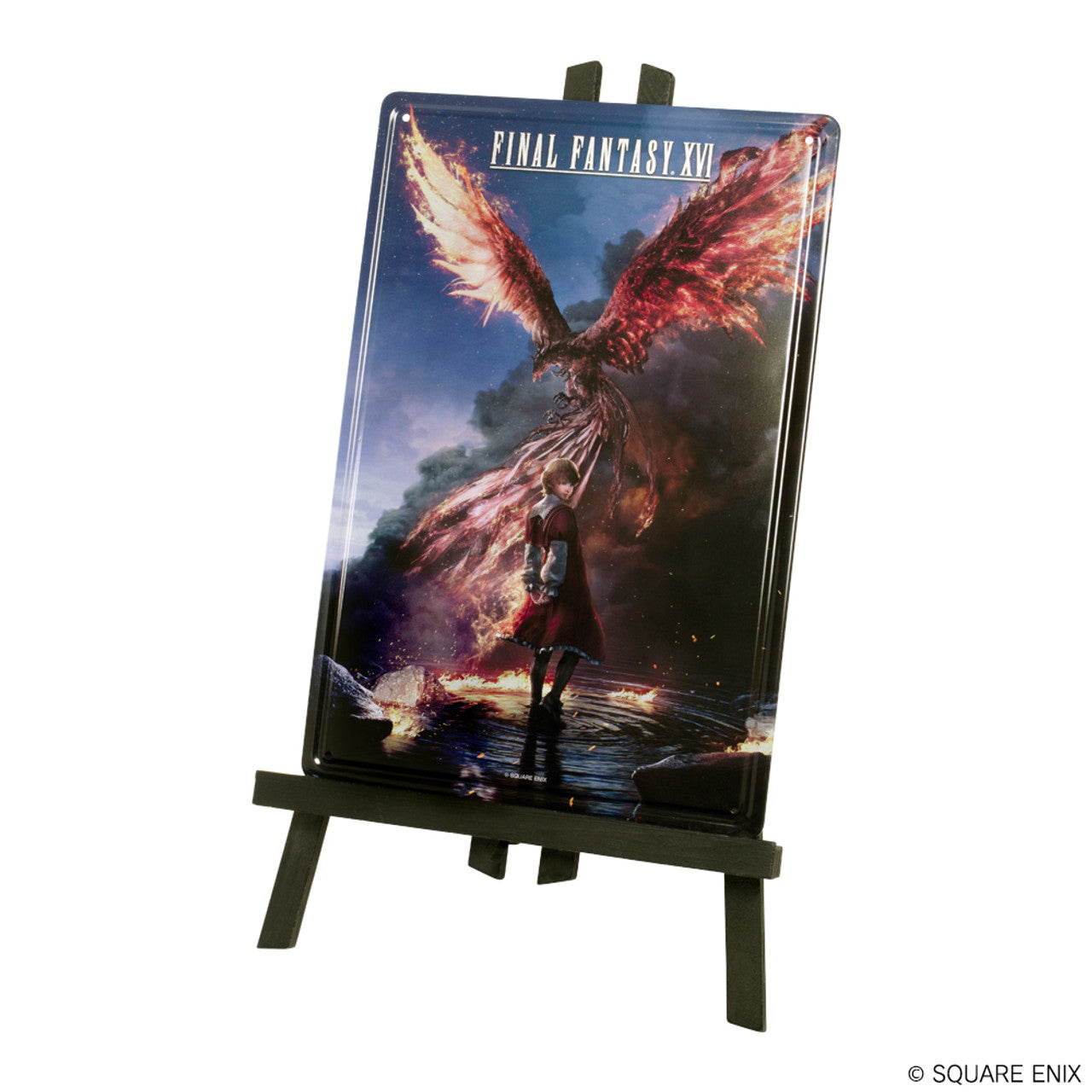 FINAL FANTASY XVI Metal Plate with Easel JOSHUA & PHOENIX