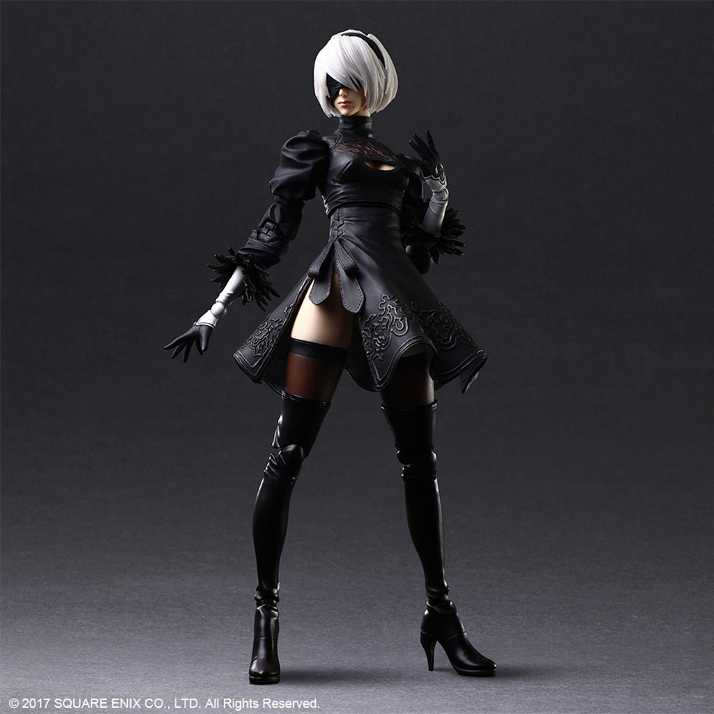 NIER AUTOMATA PLAY ARTS KAI ACTION FIGURE 2B YORHA NO. 2 TYPE B DELUXE VER.