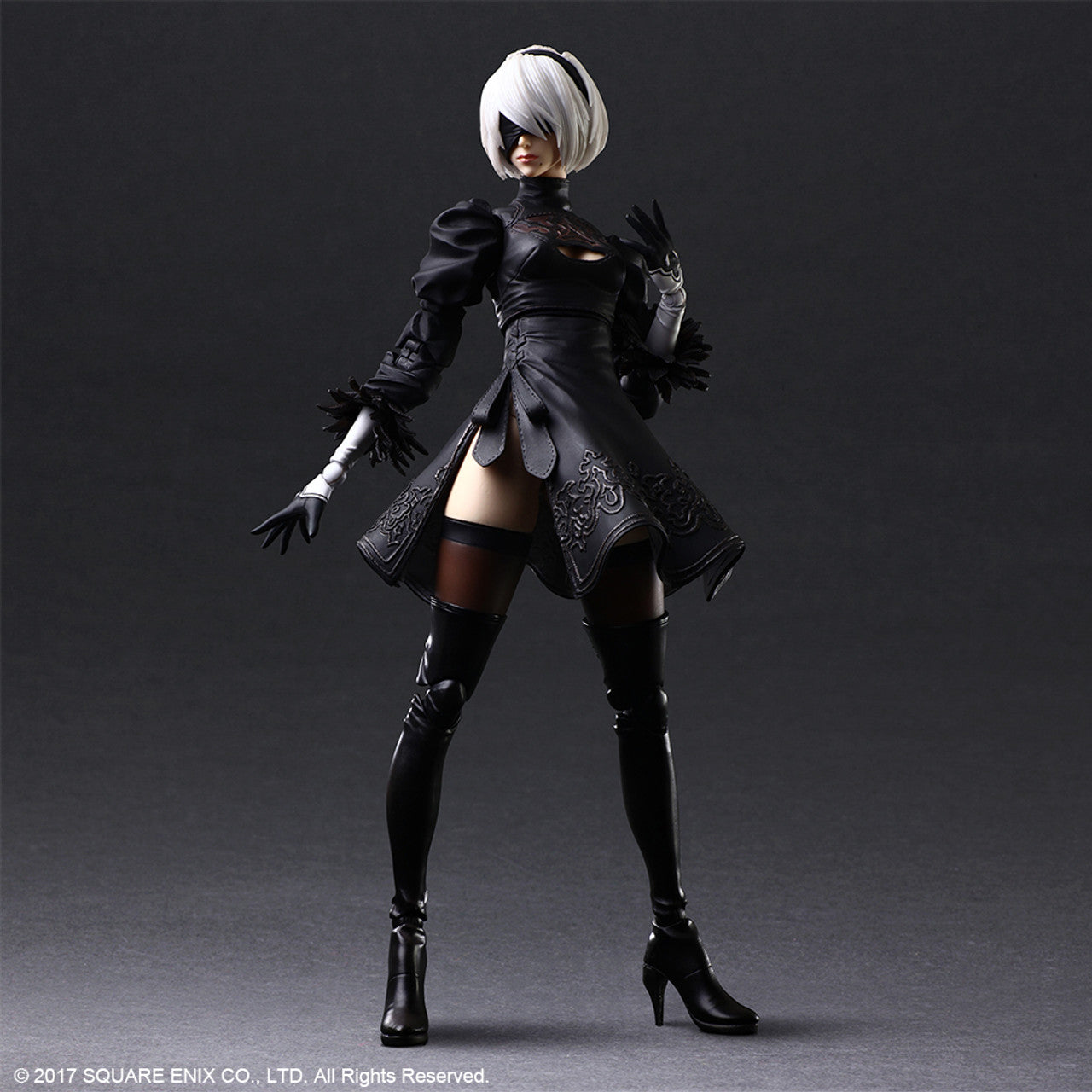 NIER AUTOMATA PLAY ARTS KAI ACTION FIGURE 2B YORHA NO. 2 TYPE B DELUXE VER.