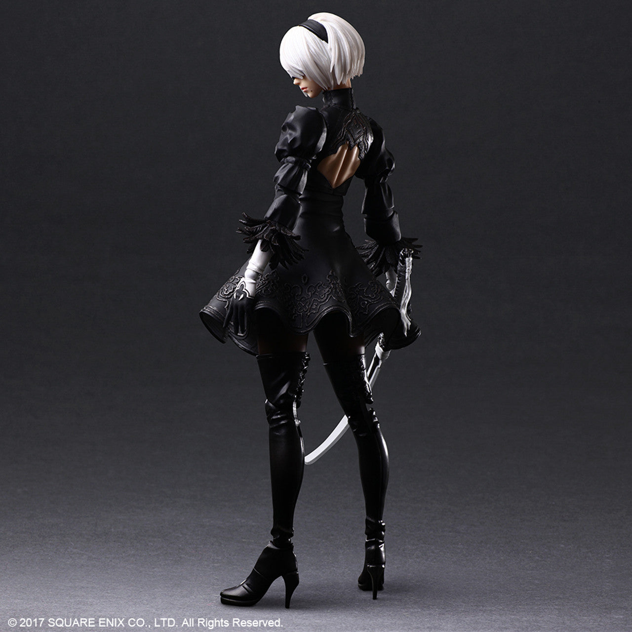 NIER AUTOMATA PLAY ARTS KAI ACTION FIGURE 2B YORHA NO. 2 TYPE B DELUXE VER.