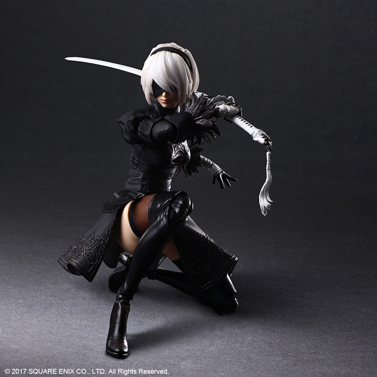 NIER AUTOMATA PLAY ARTS KAI ACTION FIGURE 2B YORHA NO. 2 TYPE B DELUXE VER.