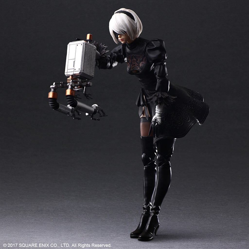 NIER AUTOMATA PLAY ARTS KAI ACTION FIGURE 2B YORHA NO. 2 TYPE B DELUXE VER.