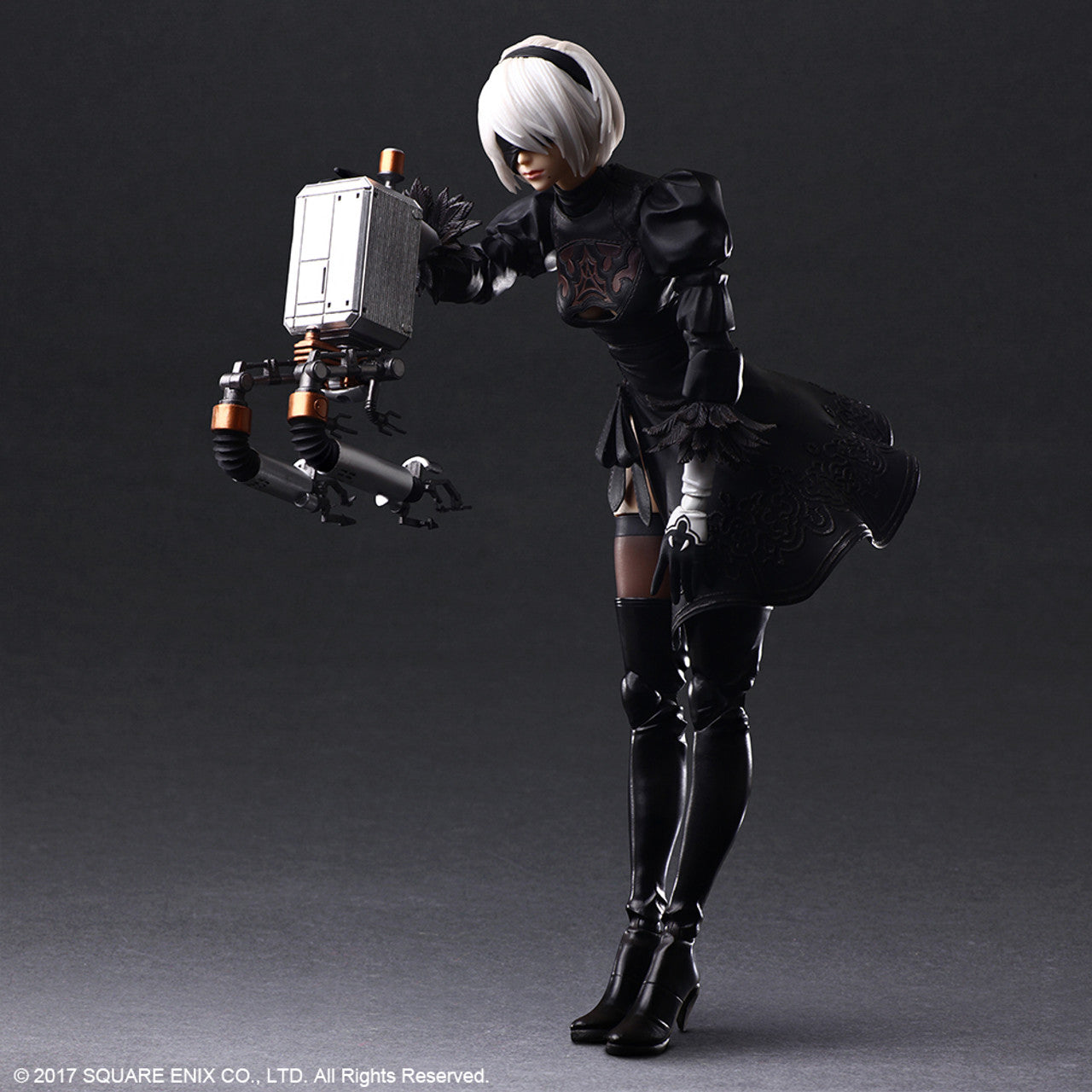 NIER AUTOMATA PLAY ARTS KAI ACTION FIGURE 2B YORHA NO. 2 TYPE B DELUXE VER.