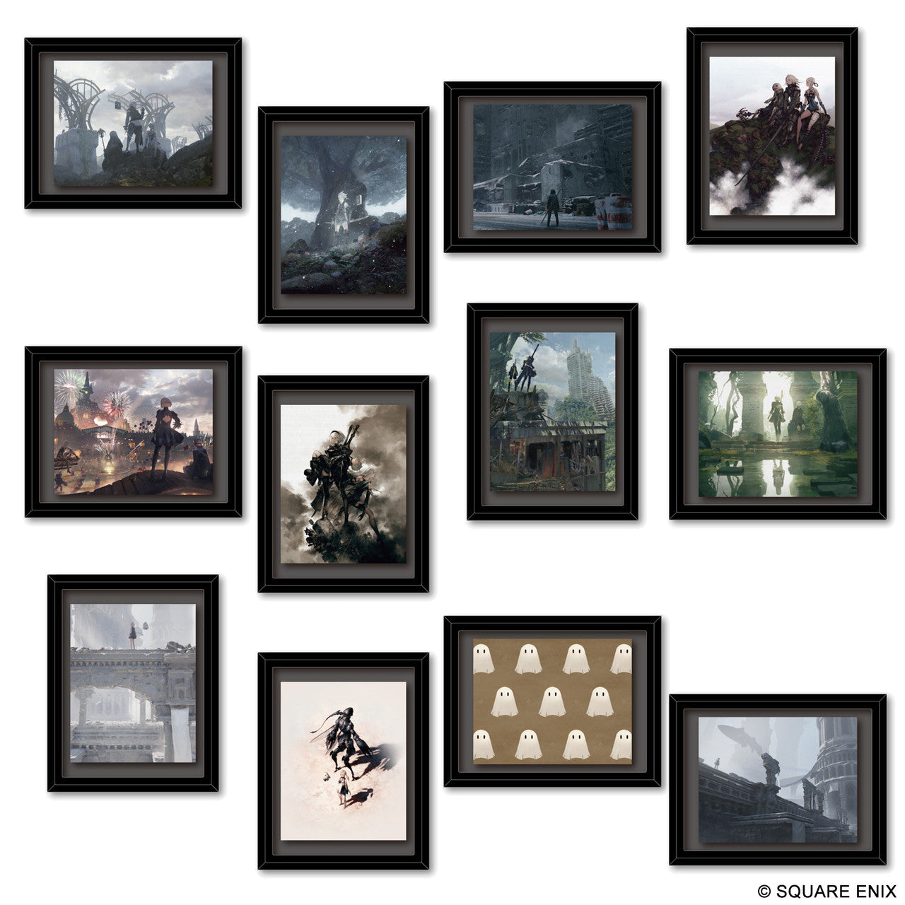 NieR Series Frame Magnet Gallery display
