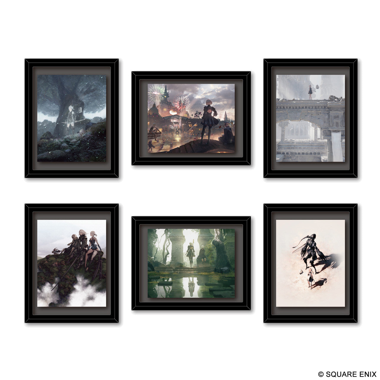 NieR Series Frame Magnet Gallery display