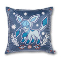 Glaceon Pokémon Holiday Blue Throw Pillow Case