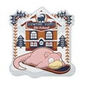 Slowpoke Slopes Pokémon Holiday Metal Sign