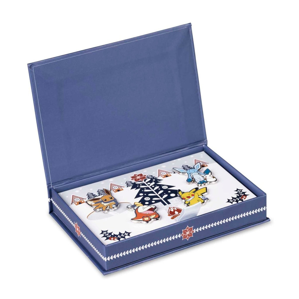 Pikachu, Fuecoco & Friends Pokémon Holiday Pin Box Set (4-Pack)