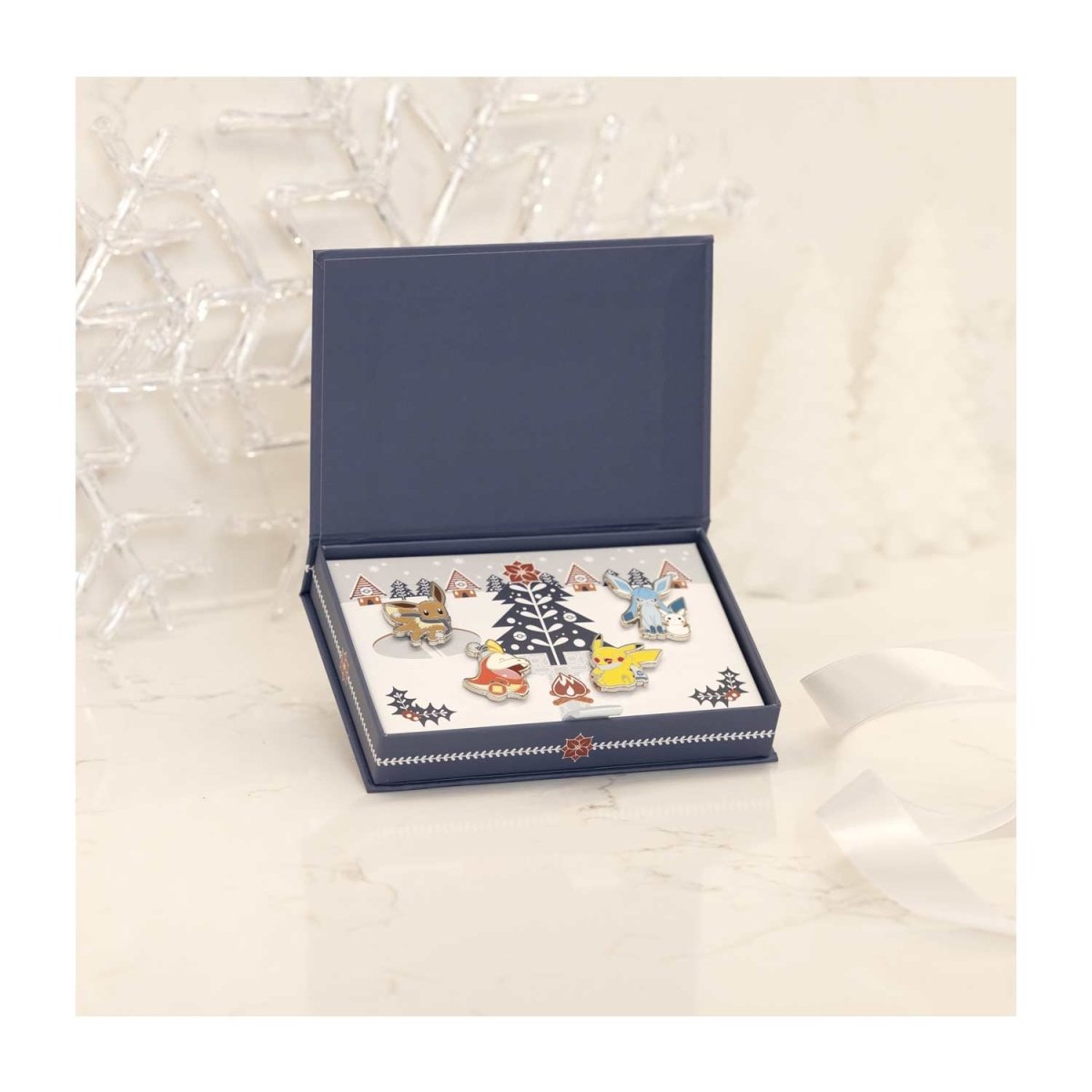 Pikachu, Fuecoco & Friends Pokémon Holiday Pin Box Set (4-Pack)
