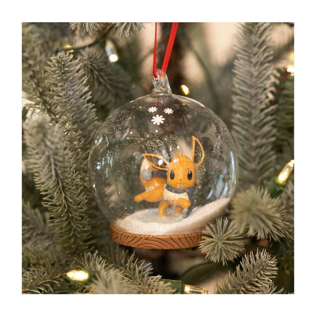 Eevee Pokémon Holiday Globe Ornament