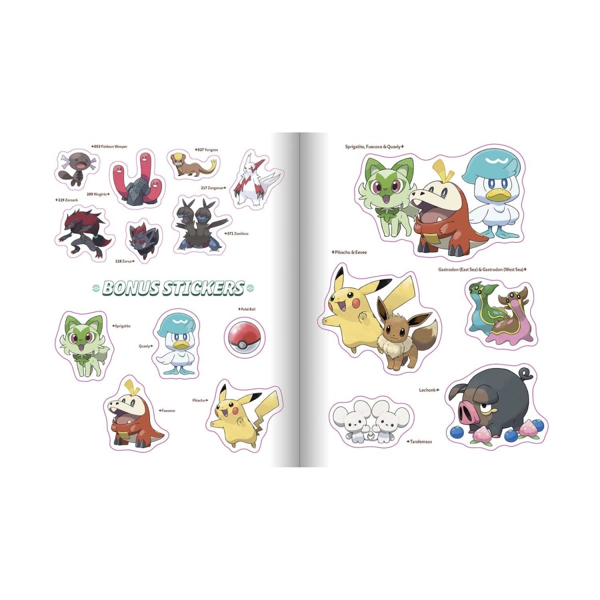 Pokémon: The Official Sticker Book Of The Paldea Region