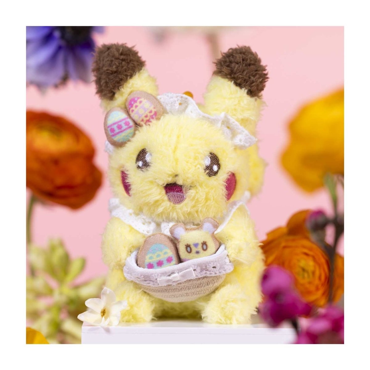 Pikachu Happy Spring Plush Key Chain (2024)