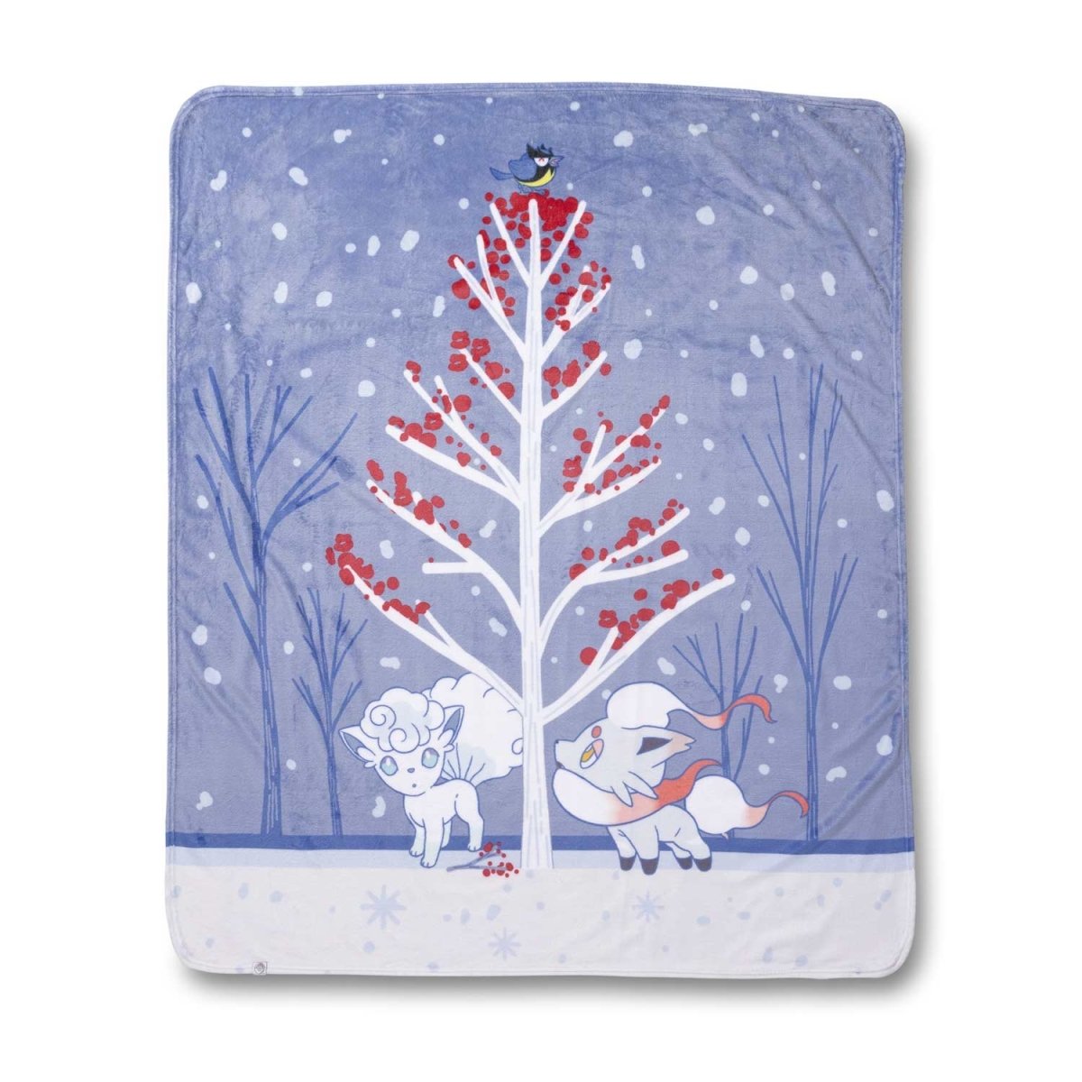 Pokémon Winter Woodland Fleece Throw Blanket