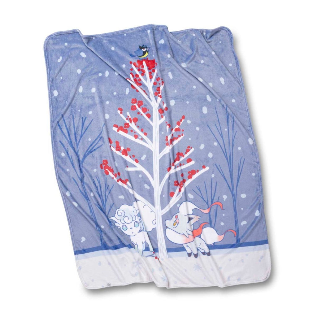 Pokémon Winter Woodland Fleece Throw Blanket