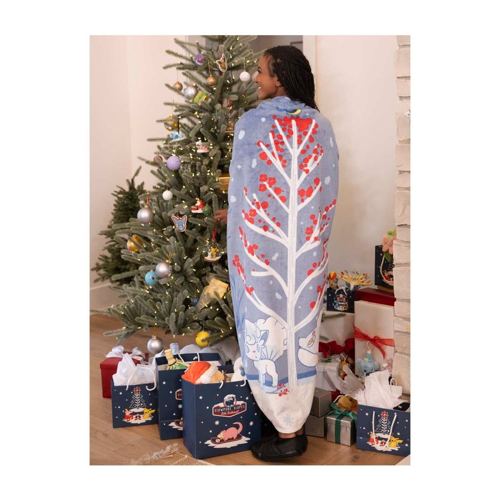 Pokémon Winter Woodland Fleece Throw Blanket