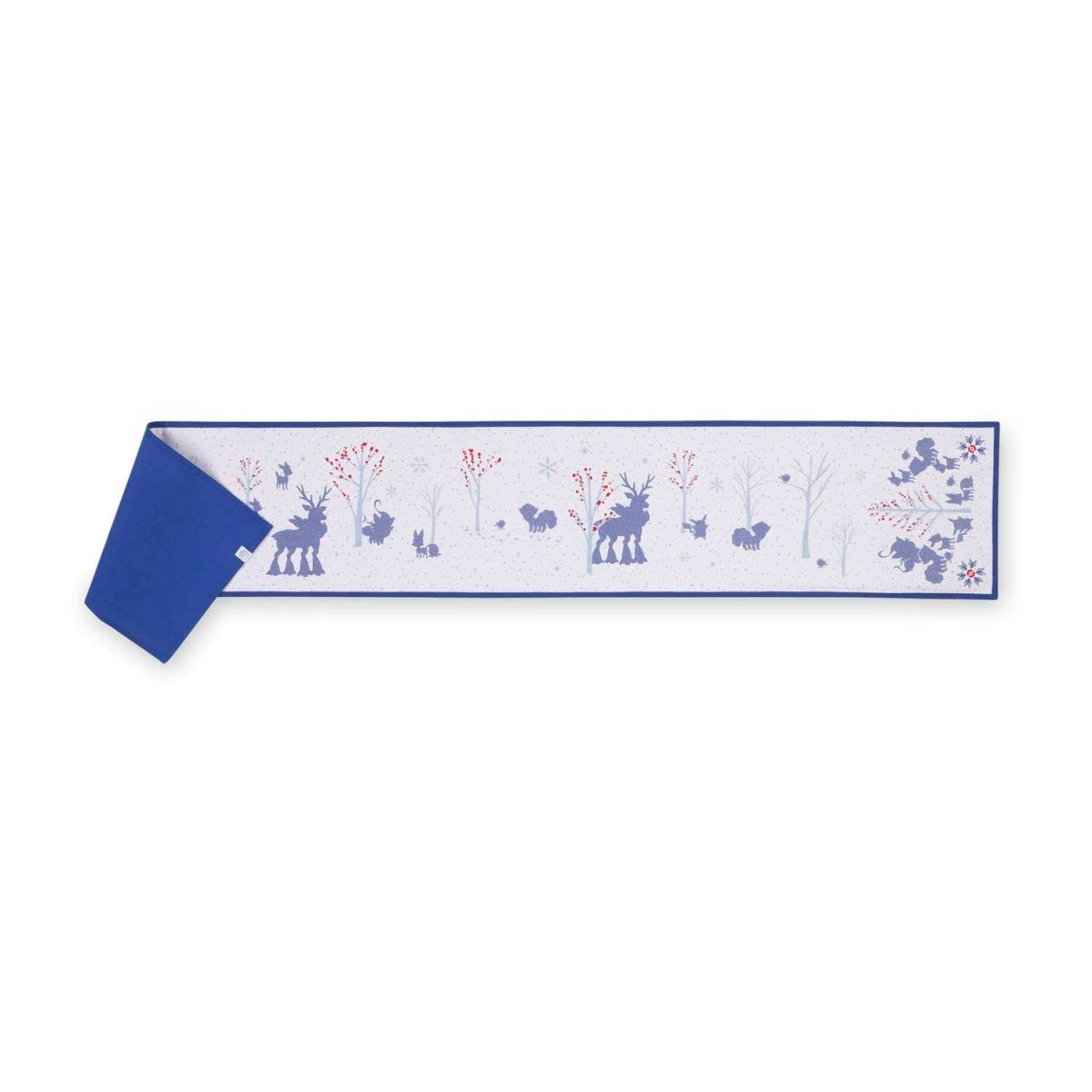 Pokémon Winter Woodland White Table Runner