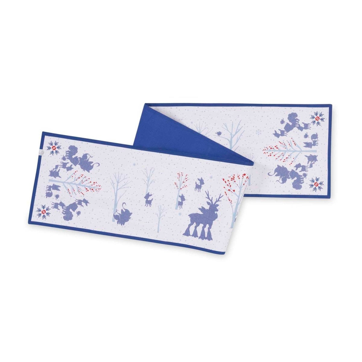 Pokémon Winter Woodland White Table Runner