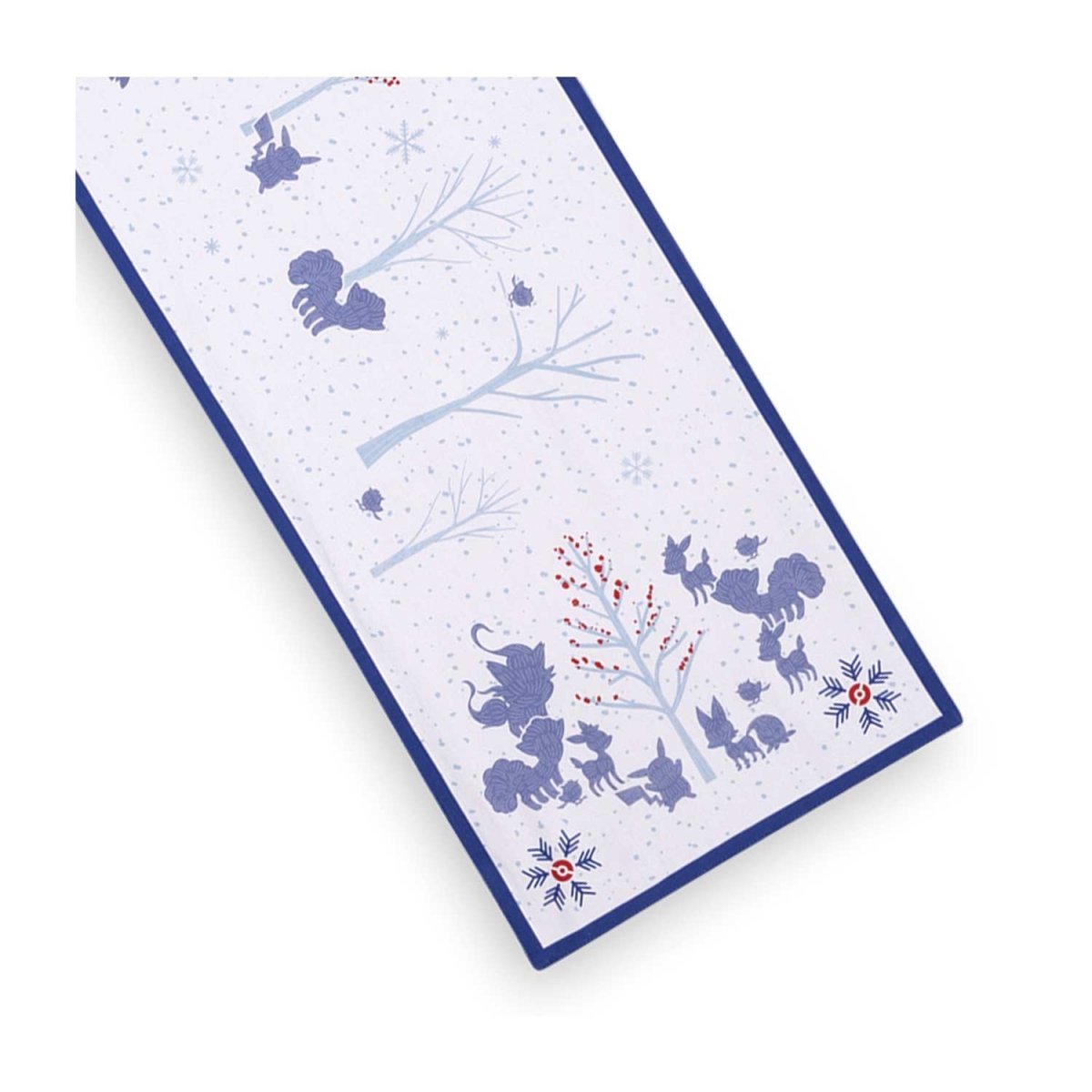 Pokémon Winter Woodland White Table Runner