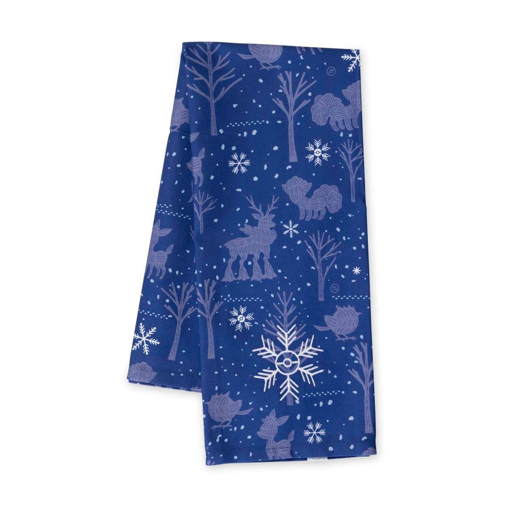 Pokémon Winter Woodland Red & Blue Tea Towels (2-Pack)