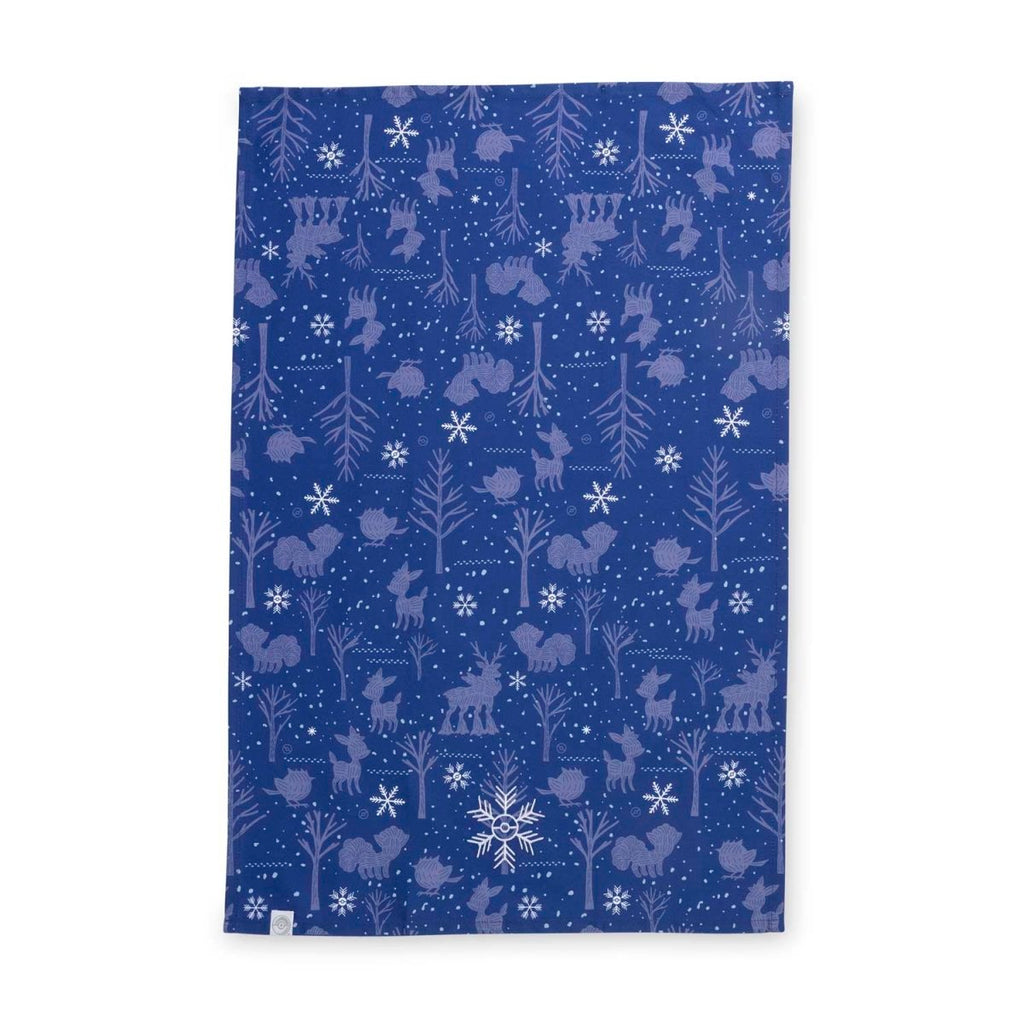 Pokémon Winter Woodland Red & Blue Tea Towels (2-Pack)