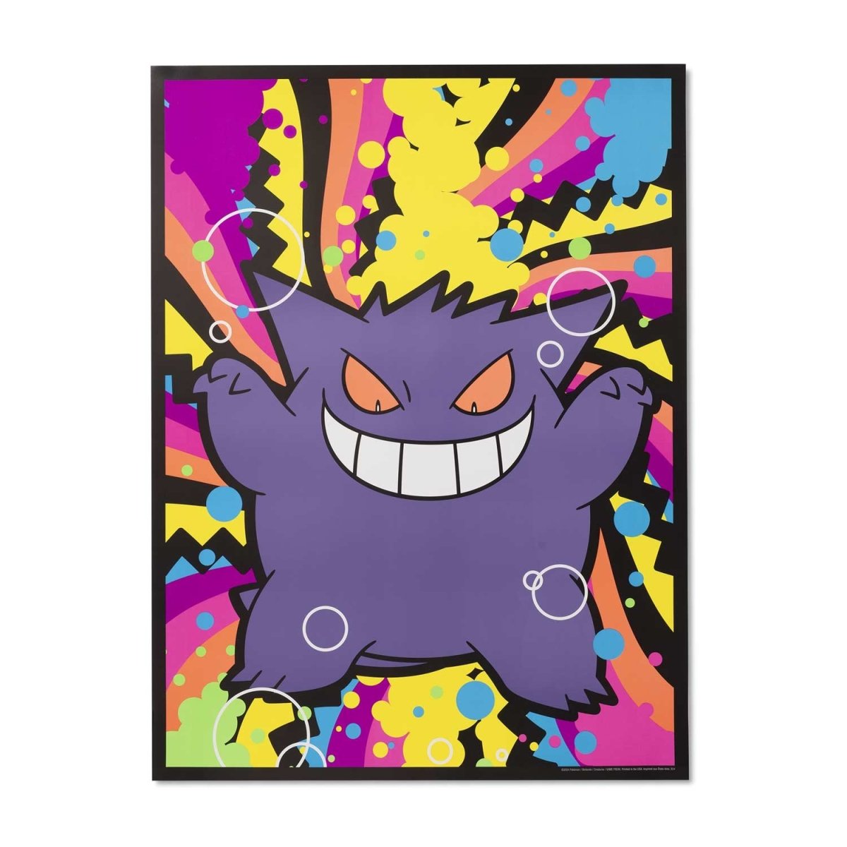 Gengar Midnight Shadows Blacklight Poster
