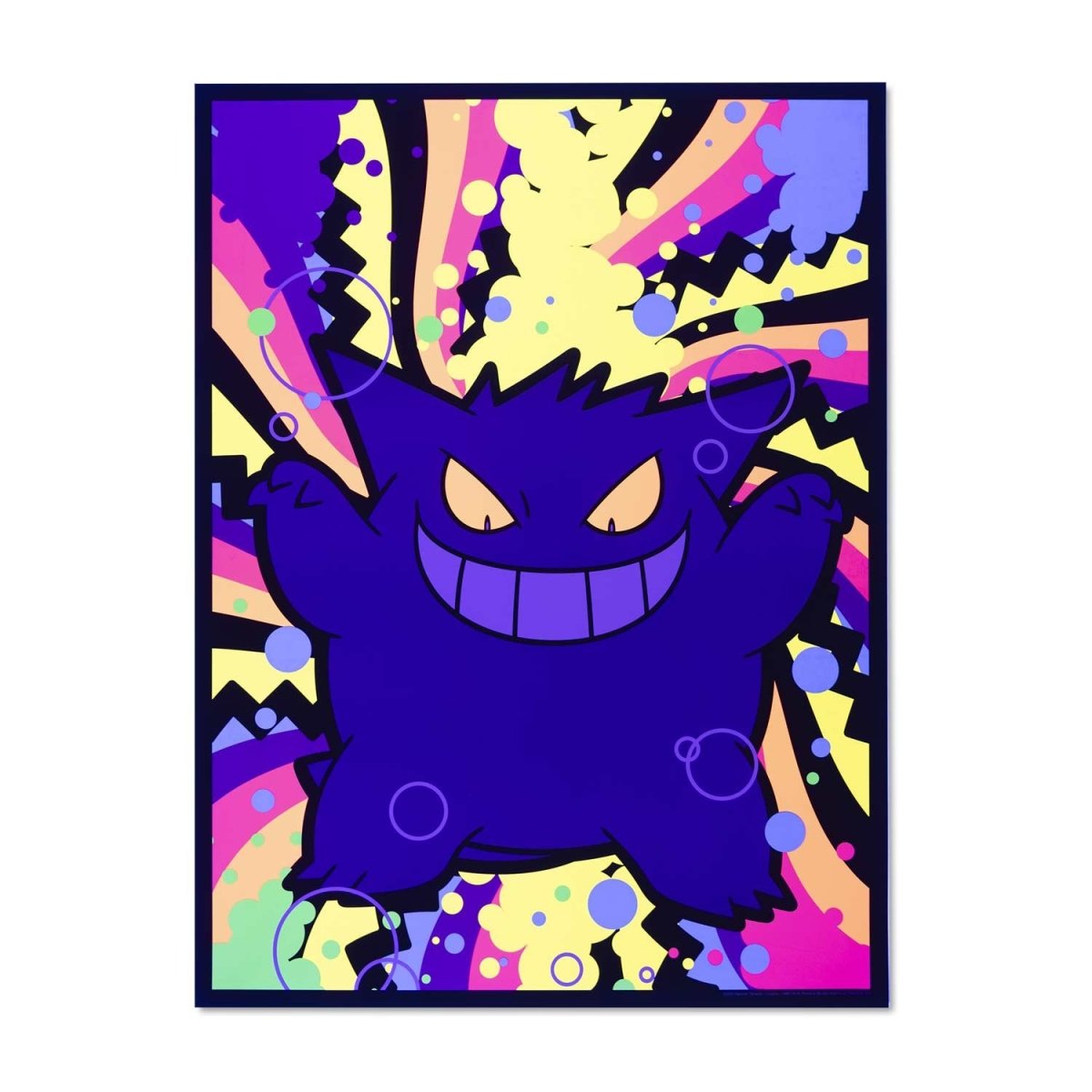 Gengar Midnight Shadows Blacklight Poster