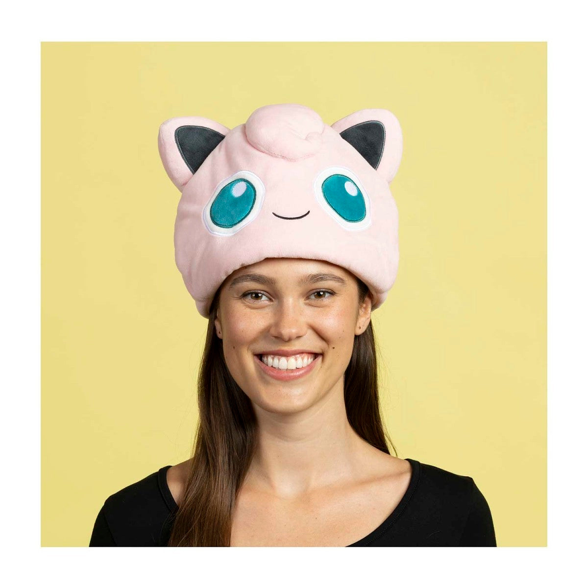 Jigglypuff Pokémon Partner Plush Hat (One Size-Adult)