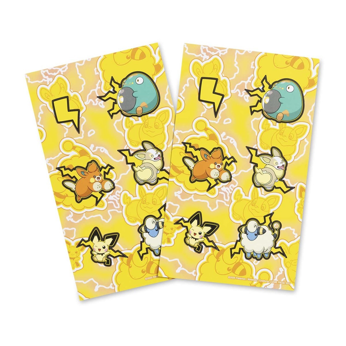 Electric Type Pokémon Fundamentals Sticker Sheets (2-Pack)