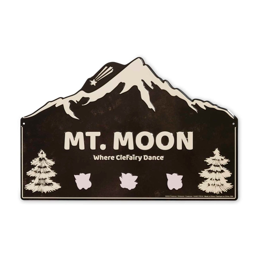 Mt. Moon Metal Sign
