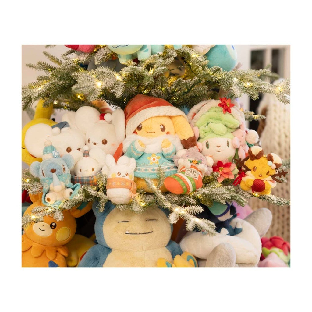 Pawmi Snowman Pokémon Holiday Plush Key Chain